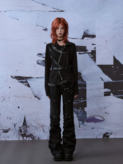 Frustration Garden Broken Edge Punk Knit Top