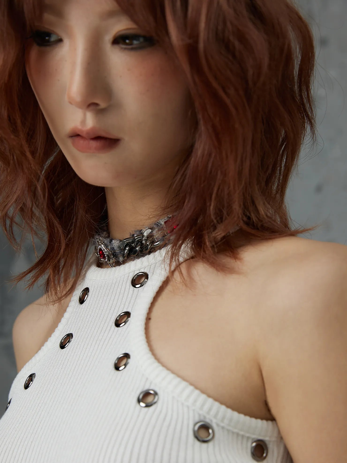 Frustration Garden Broken Punk Funeral Choker