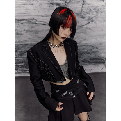 Frustration_Garden_Deconstructed_Punk_Corset_Blazer_V-neck_T-shirt_Long_Sleeve_MISSTT