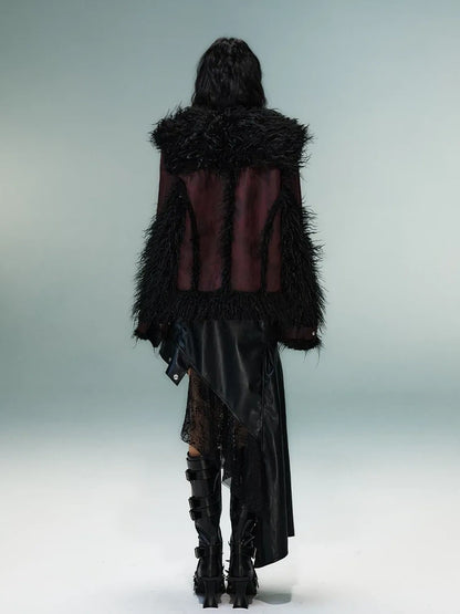Frustration Garden Heavywork Punk Shearling Coat