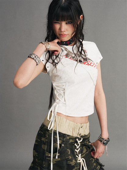 Frustration_Garden_Lace_Tie_Print_Punk_Street_Short_Sleeve_Women&
