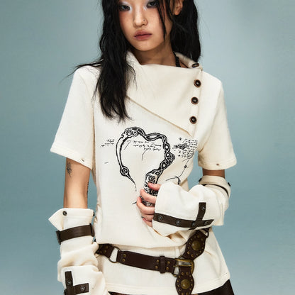 Frustration_Garden_Light_Punk_Retro_Collar_Detachable_Sleeve_Print_Knit_Top_MISSTT