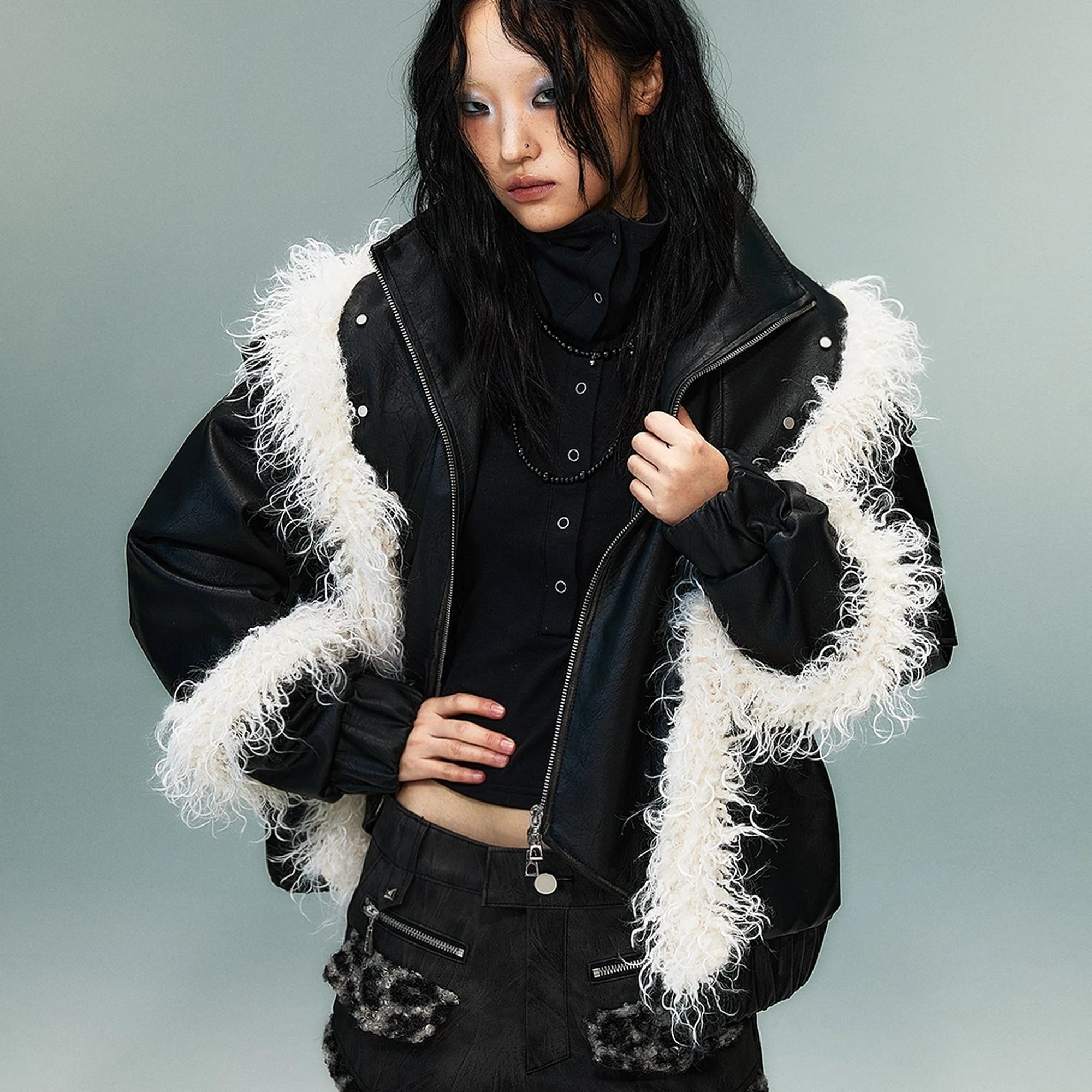 Frustration_Garden_Light_Punk_Retro_Two_Tone_Quilted_Pu_Jacket_MISSTT