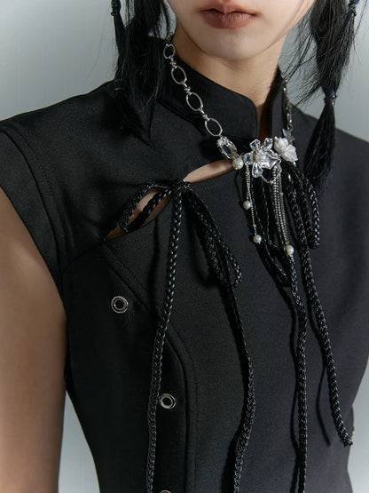 Frustration Garden Lost Backyard Choker Oriental Vintage Necklace