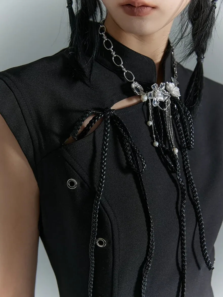 Frustration Garden Lost Backyard Choker Oriental Vintage Necklace