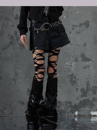 Frustration Garden Lost Garden Dark Punk Y2k Studded Handcuff Rebellious Women&