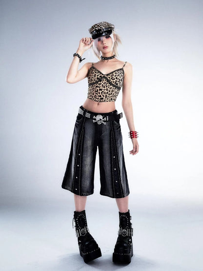 Frustration Garden Lost Garden Punk Rock Skull Rivet Belt