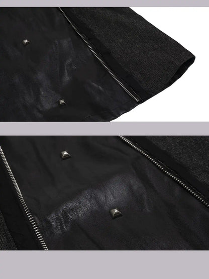 Frustration Garden Punk Chain Cross Flared Jeans