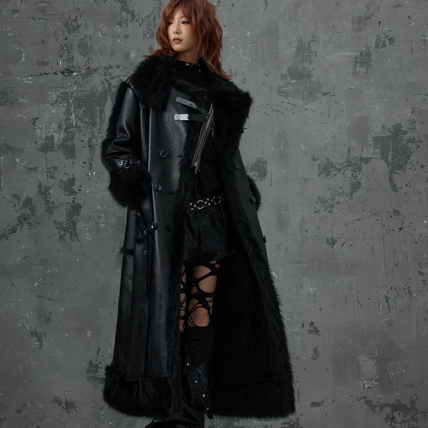 Frustration_Garden_Punk_Heavy_Duty_Vegan_Fur_Long_Coat_MISSTT