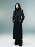 Frustration Garden Punk Inspired Wool Blend Long Coat