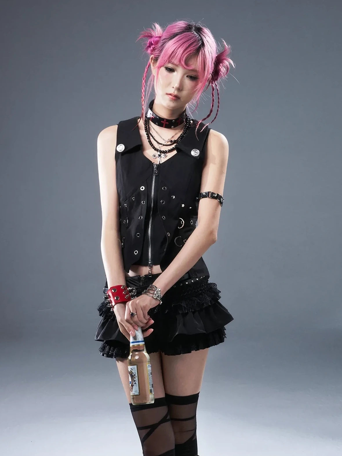 Punk Lace Ballet Flounce Low Waist Bloom Shorts