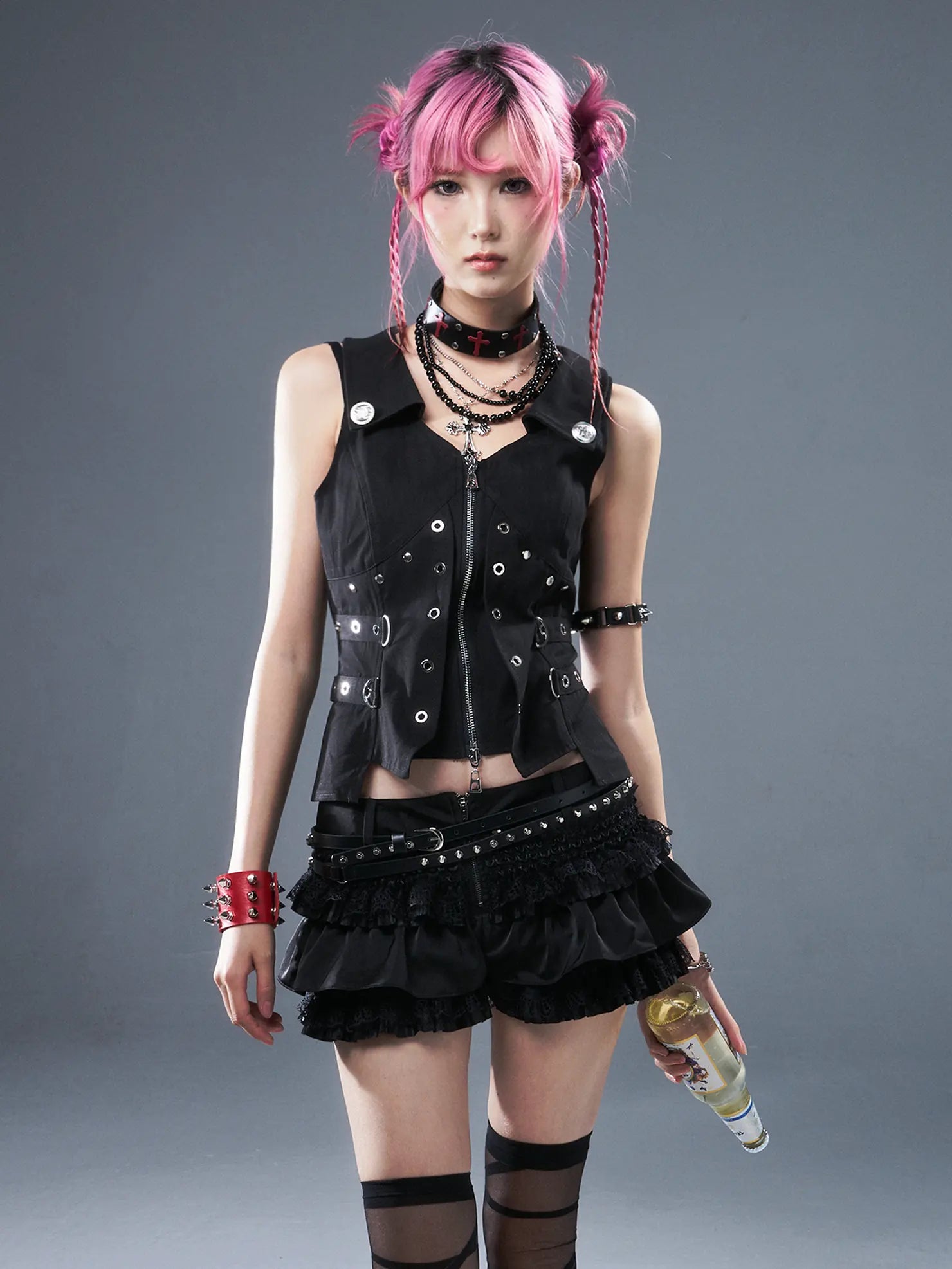 Punk Lace Ballet Flounce Low Waist Bloom Shorts