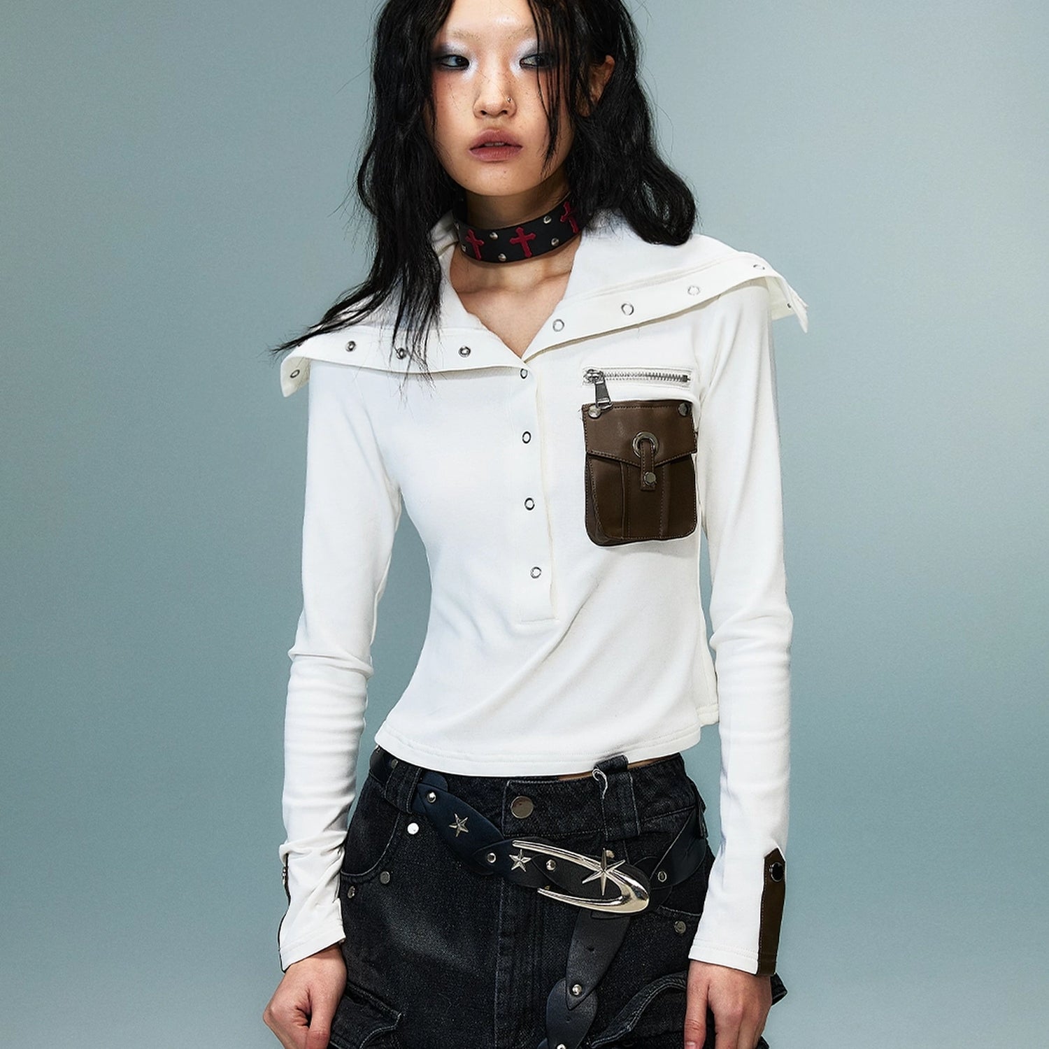 Frustration_Garden_Punk_Multi_Way_Knit_Turtleneck_Top_MISSTT