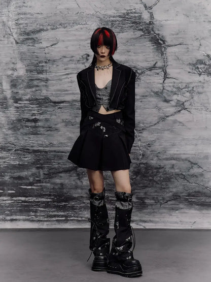 Frustration Garden Punk Revival A Line Skirt Set