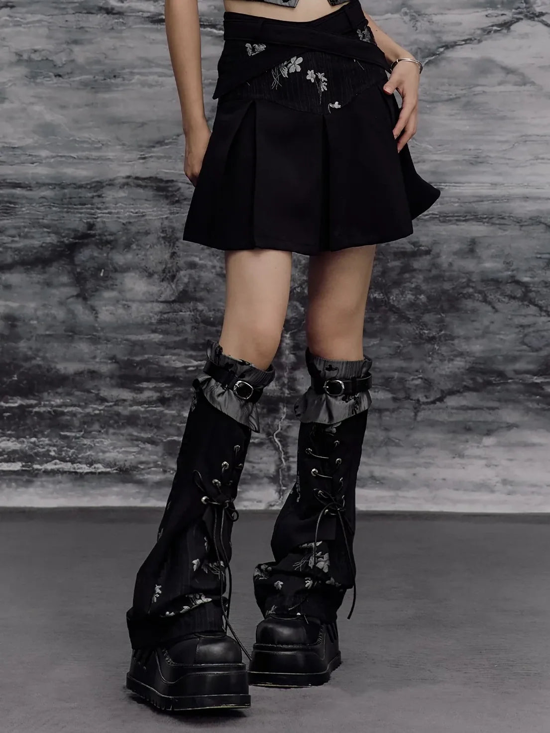 Frustration Garden Punk Revival A Line Skirt Set