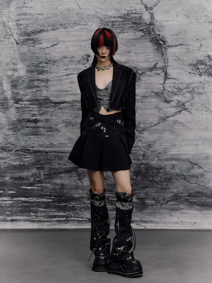 Frustration Garden Punk Revival A Line Skirt Set