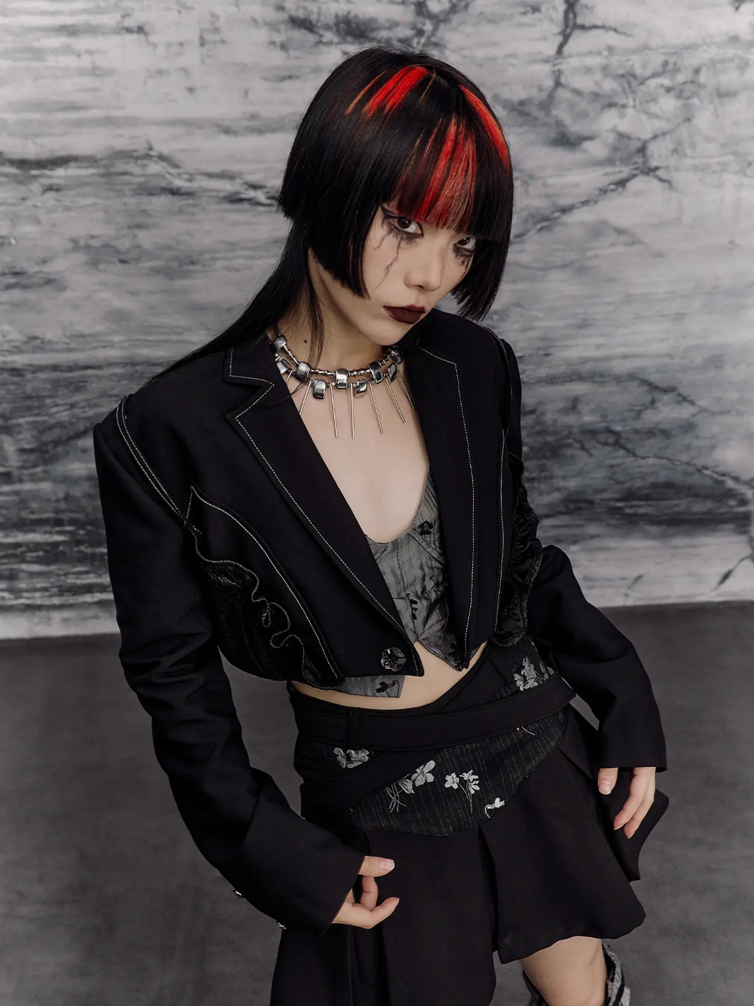 Frustration Garden Punk Revival A Line Skirt Set