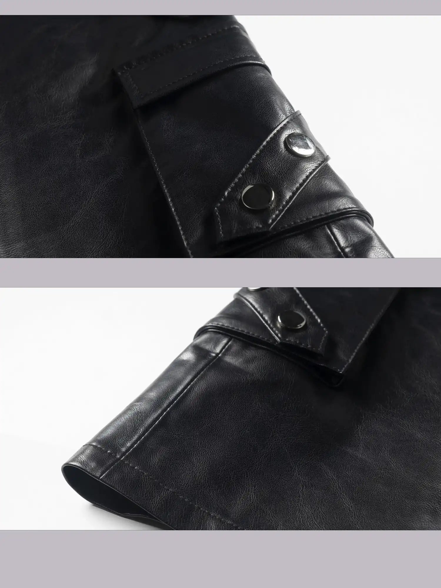 Frustration Garden Punk Rivet Leather Leg Sleeve