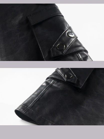 Frustration Garden Punk Rivet Leather Leg Sleeve