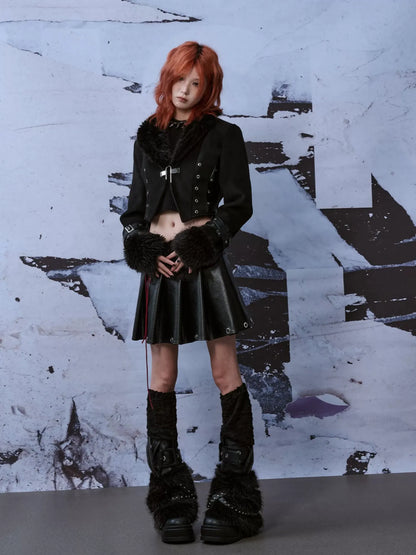 Frustration Garden Punk Rock Knitted Leg Warmers