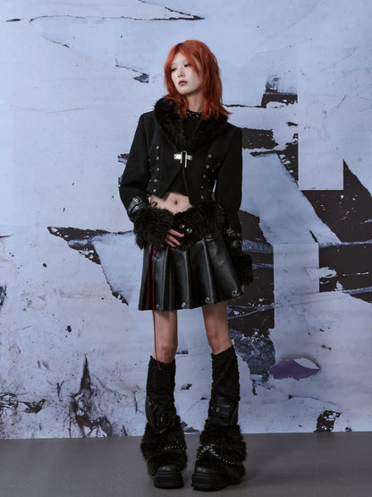 Frustration Garden Punk Rock Knitted Leg Warmers