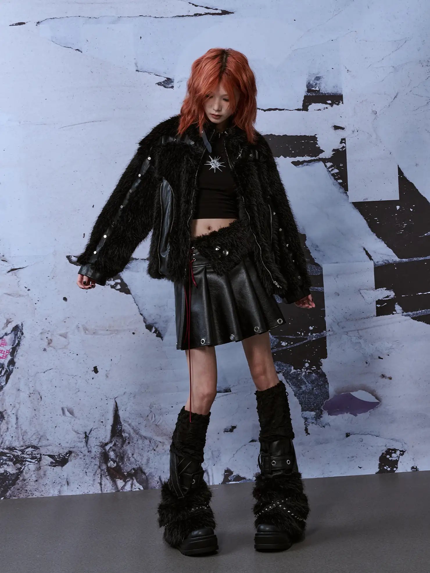 Frustration Garden Punk Rock Knitted Leg Warmers