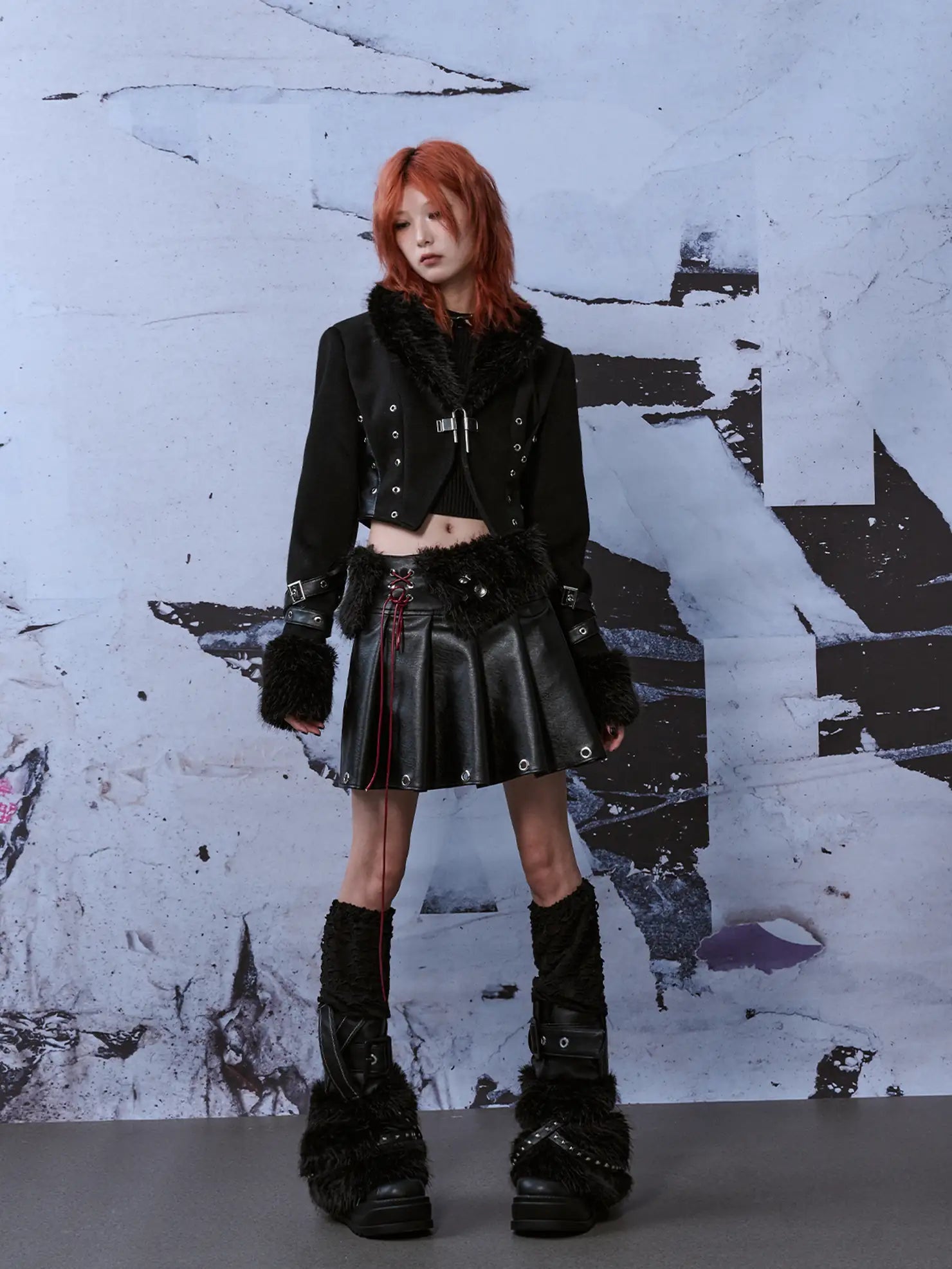 Frustration Garden Punk Rock Knitted Leg Warmers