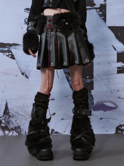 Frustration Garden Punk Rock Knitted Leg Warmers