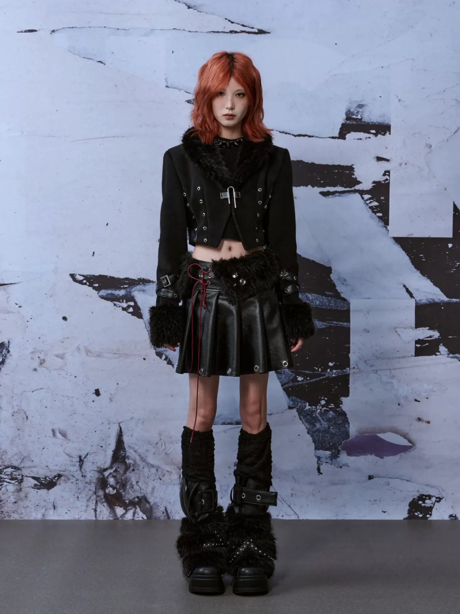 Frustration Garden Punk Rock Knitted Leg Warmers