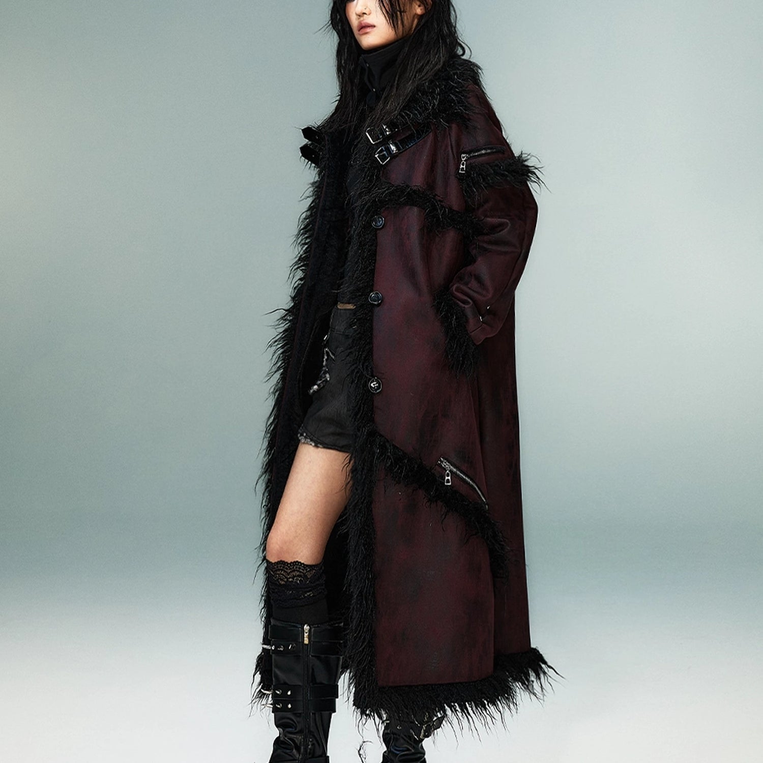Frustration_Garden_Punk_Rock_Long_Suede_Eco_Fur_Trim_Coat_MISSTT