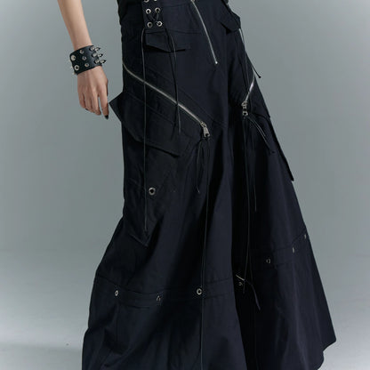 Frustration_Garden_Punk_Soul_Metal_Trim_A_Line_Maxi_Skirt_MISSTT