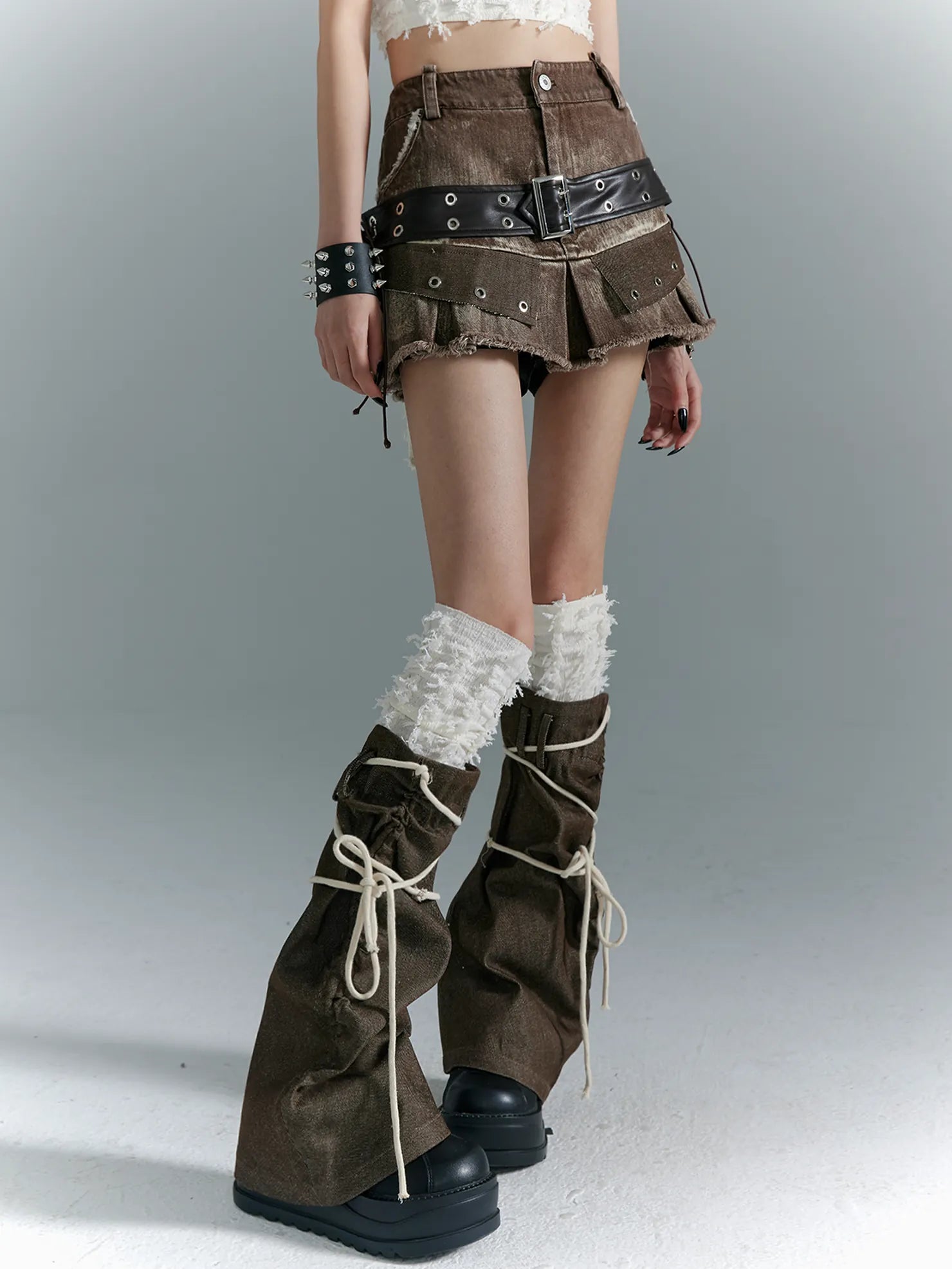 Frustration Garden Punk Soul Stitched Leggings