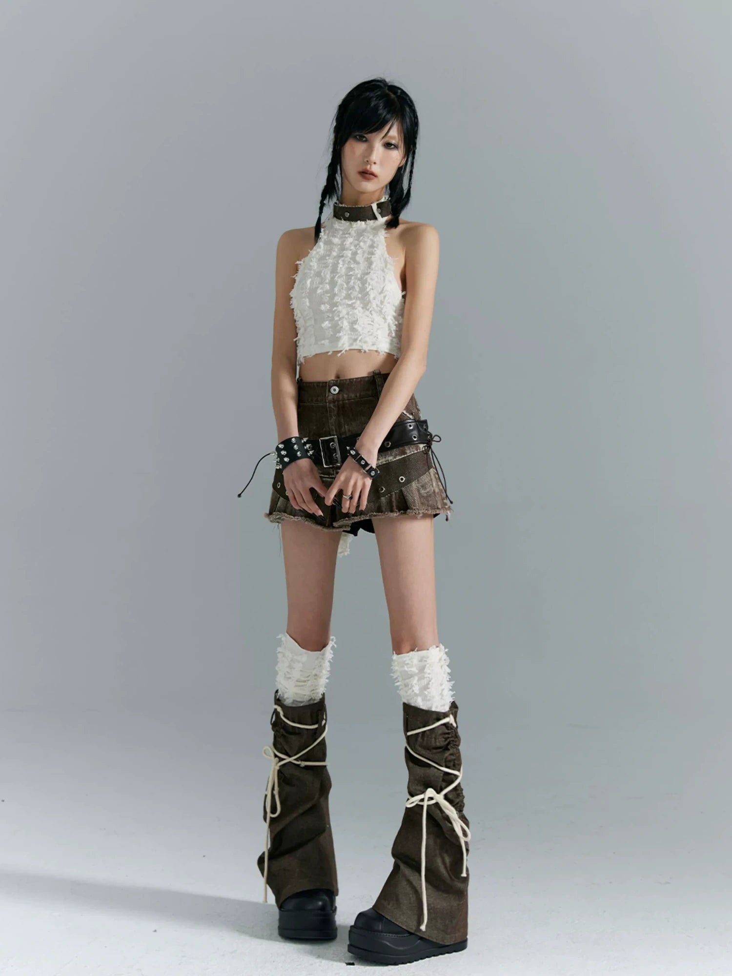 Frustration Garden Punk Soul Stitched Leggings