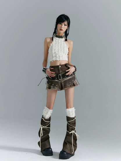 Frustration Garden Punk Soul Stitched Leggings