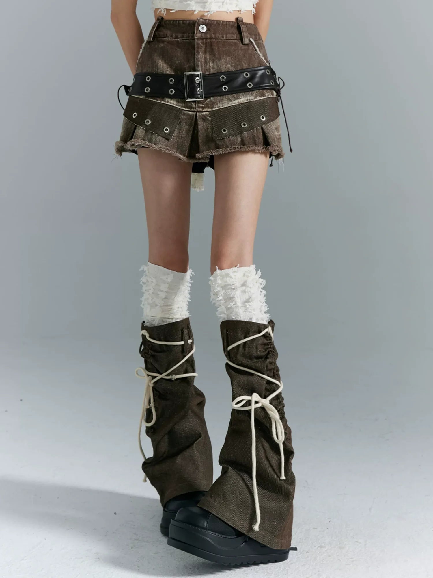 Frustration Garden Punk Soul Stitched Leggings