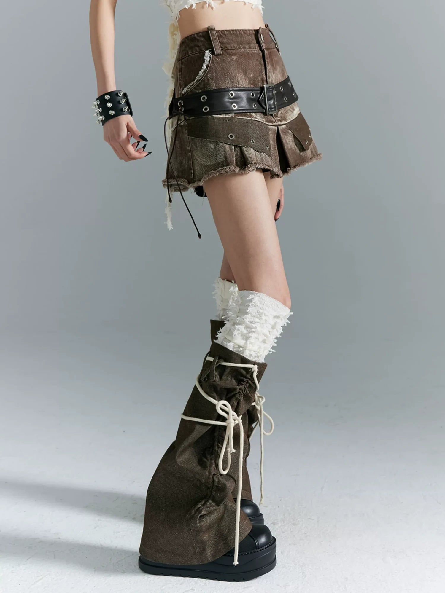 Frustration Garden Punk Soul Stitched Leggings