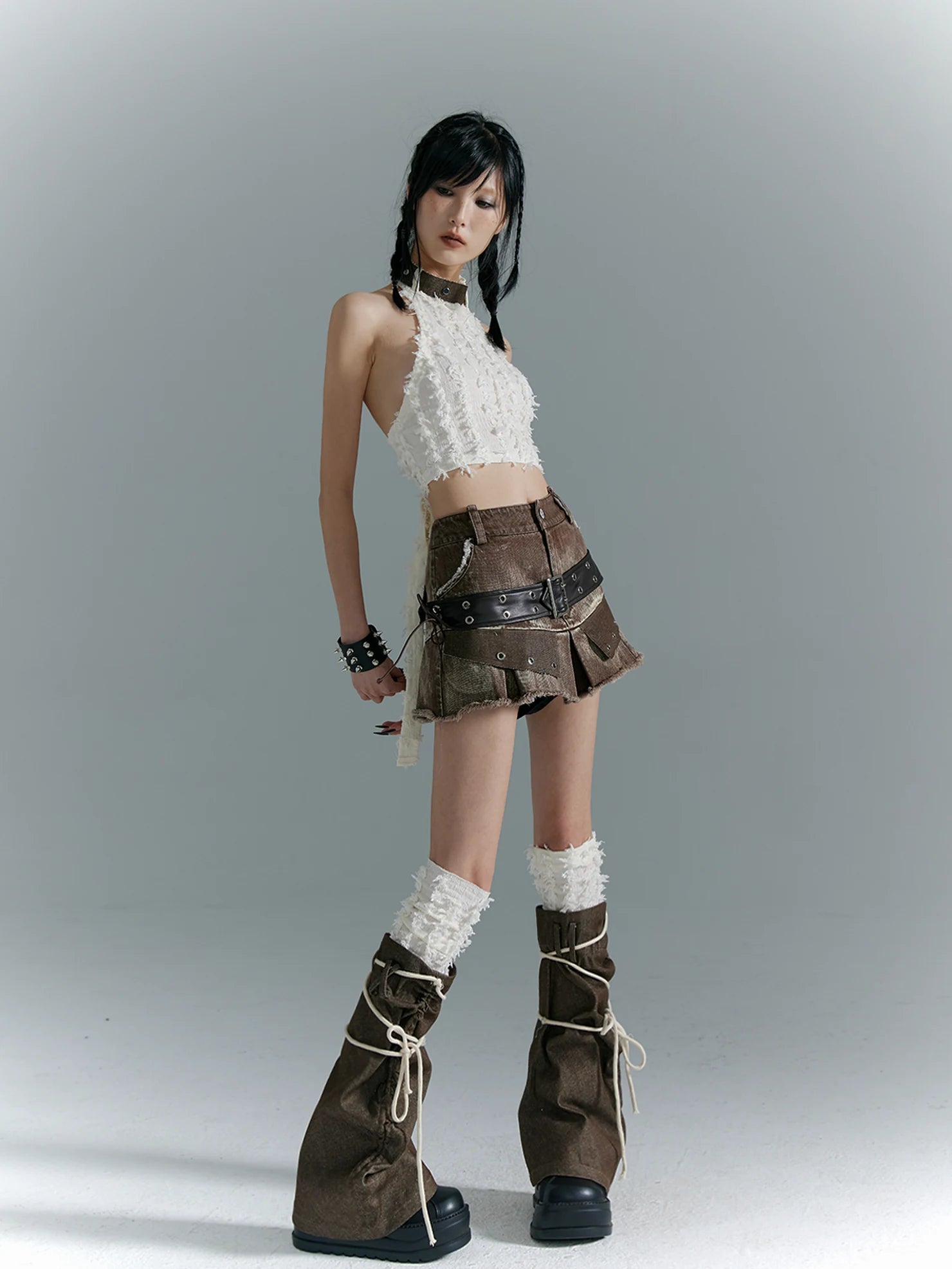 Frustration Garden Punk Soul Stitched Leggings