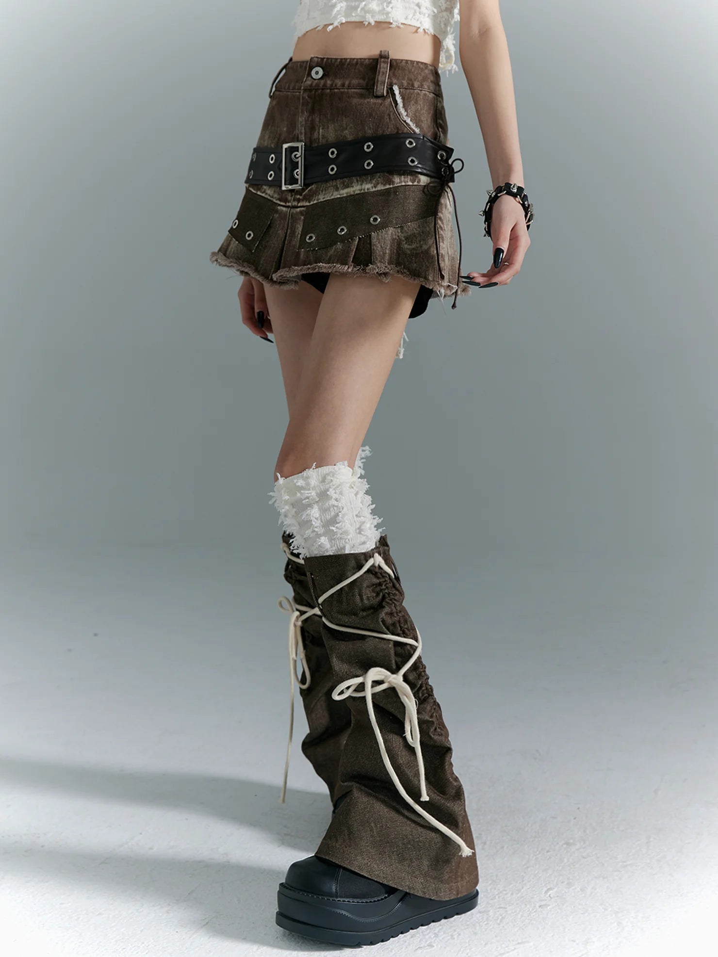 Frustration Garden Punk Soul Stitched Leggings