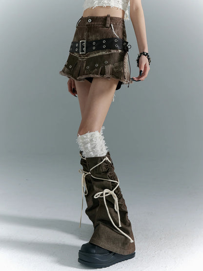 Frustration Garden Punk Soul Stitched Leggings