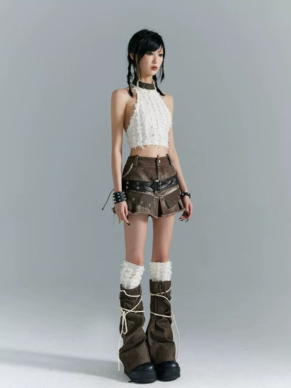 Frustration Garden Punk Soul Stitched Leggings