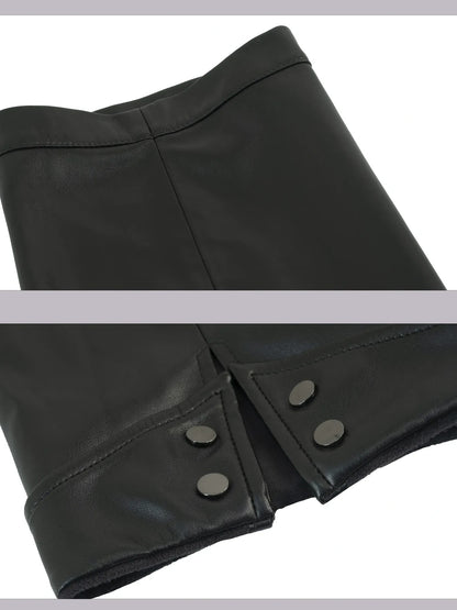 Frustration Garden Punk Stacked Leg Sleeves V-neck T-shirt Long Sleeve