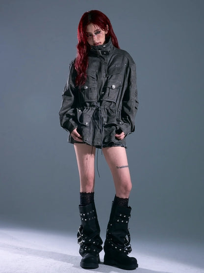 Frustration Garden Rust Colored Retro Work Jacket
V-neck
Long Sleeve
T-shirt
Ribbed Hem And Cuffs
Button Up Front
Chest Pocket
Relaxed Fit