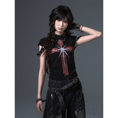 Frustration_Garden_Street_Punk_Cross_Print_Cropped_Tee_MISSTT