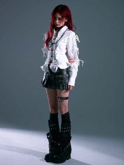 Vintage Punk Plaid Skirt