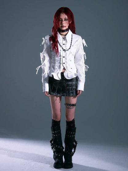 Vintage Punk Plaid Skirt