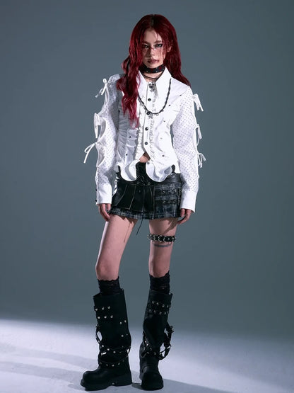 Vintage Punk Plaid Skirt