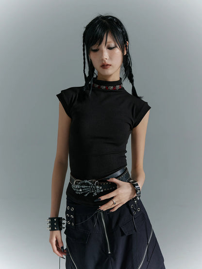 Vintage Punk Skull Belt