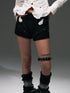 Frustration_Garden_Warm_Mid_Rise_Slim_Fit_3D_Embellished_Women_Daily_Polyester_Knit_Black_Shorts_MISSTT