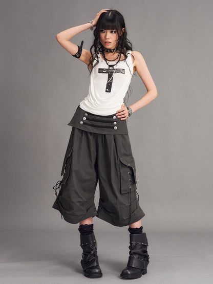 Frustration_Garden_Washed_Distressed_Palace_Punk_Low_Waist_Wide_Leg_Cargo_Tie_Women&