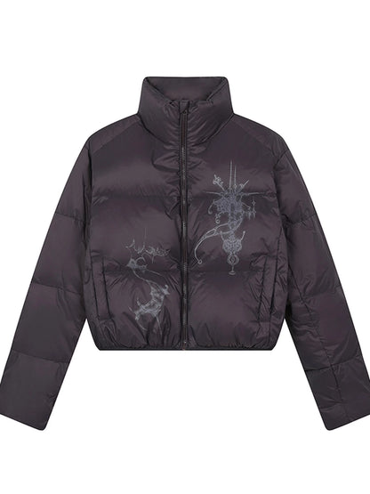 Alchemy Inspired Quilted Nylon Jacket